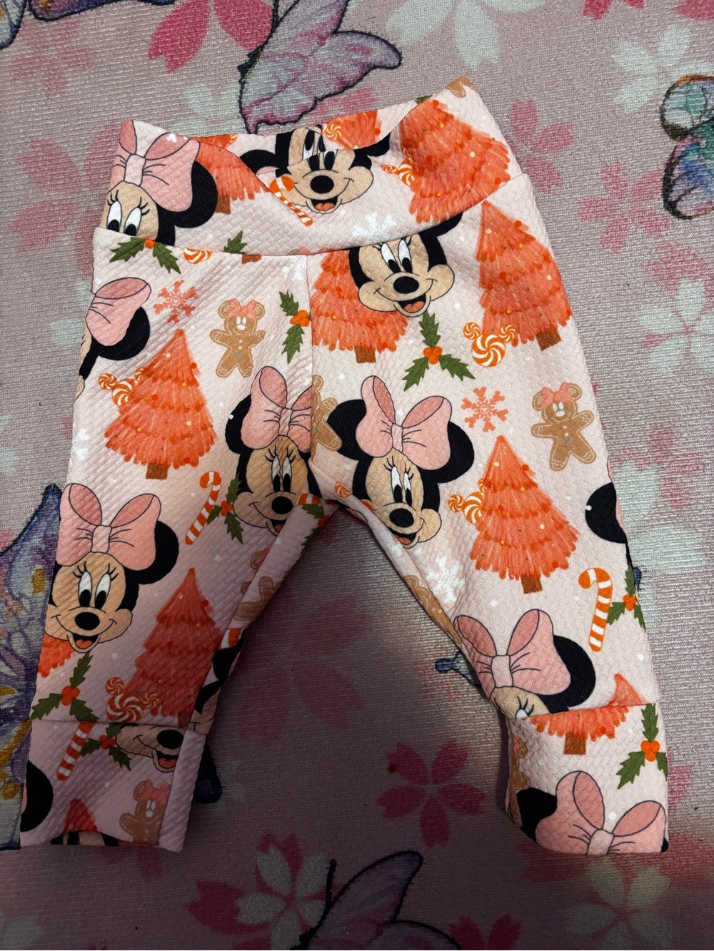 Disney Minnie Mouse Pink Holiday Leggings for Kids